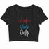 Coding Nerd Engineering CODE IS CLEAN MIND IS DIRTY Custom Printed Graphic Design Crop Top T-Shirt for Women